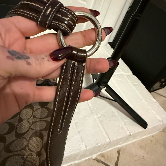 VINTAGE Coach SoHo Signature Jacquard with braided leather Women's Bag - Picture 6 of 9